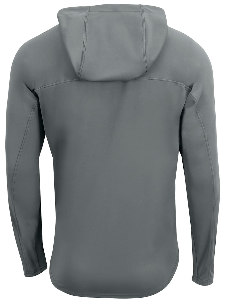 A4 AirFlex Long Sleeve Hooded Tee - GRAPHITE - back