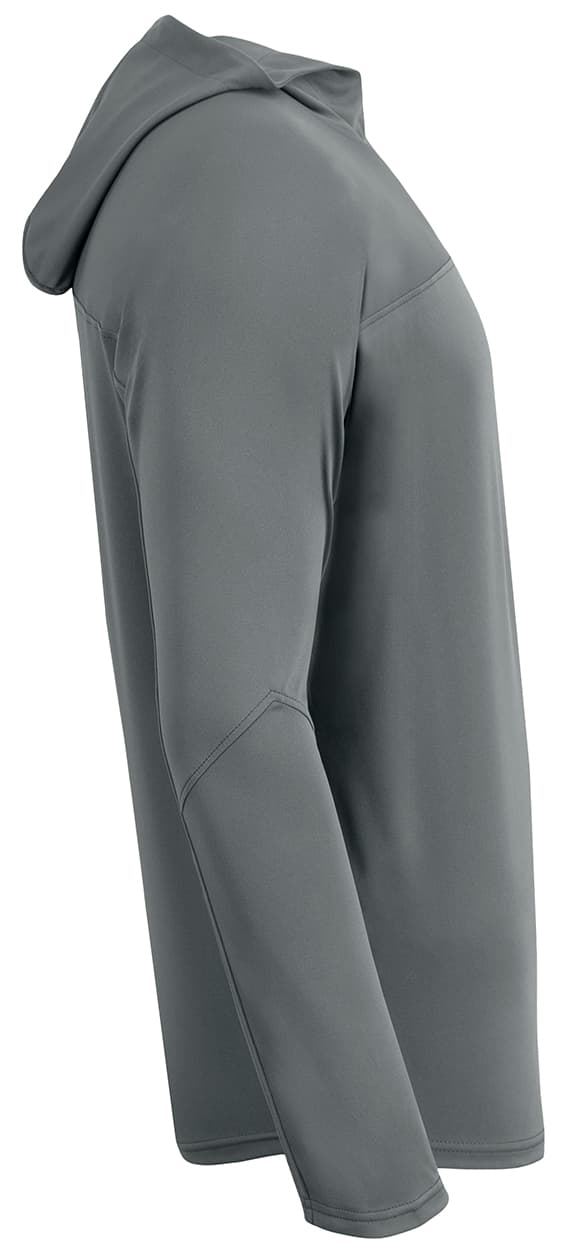 A4 AirFlex Long Sleeve Hooded Tee - GRAPHITE - side