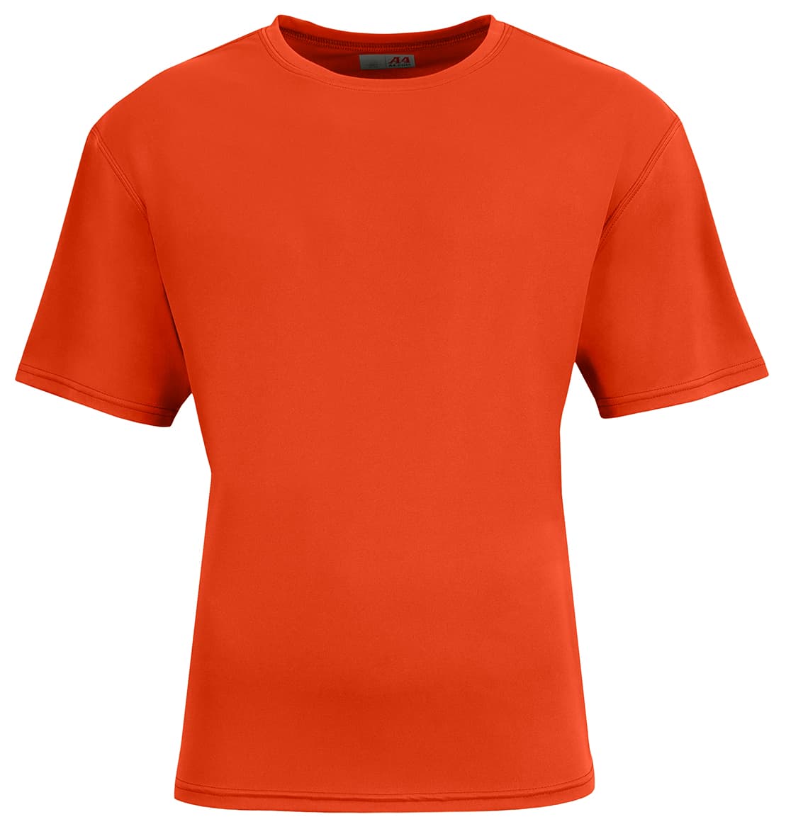A4 AirFlex Short Sleeve Crew - ATHLETIC ORANGE - front