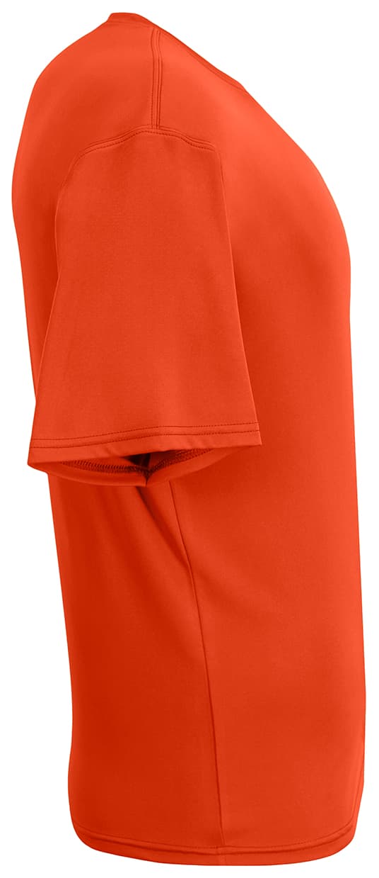 A4 AirFlex Short Sleeve Crew - ATHLETIC ORANGE - side