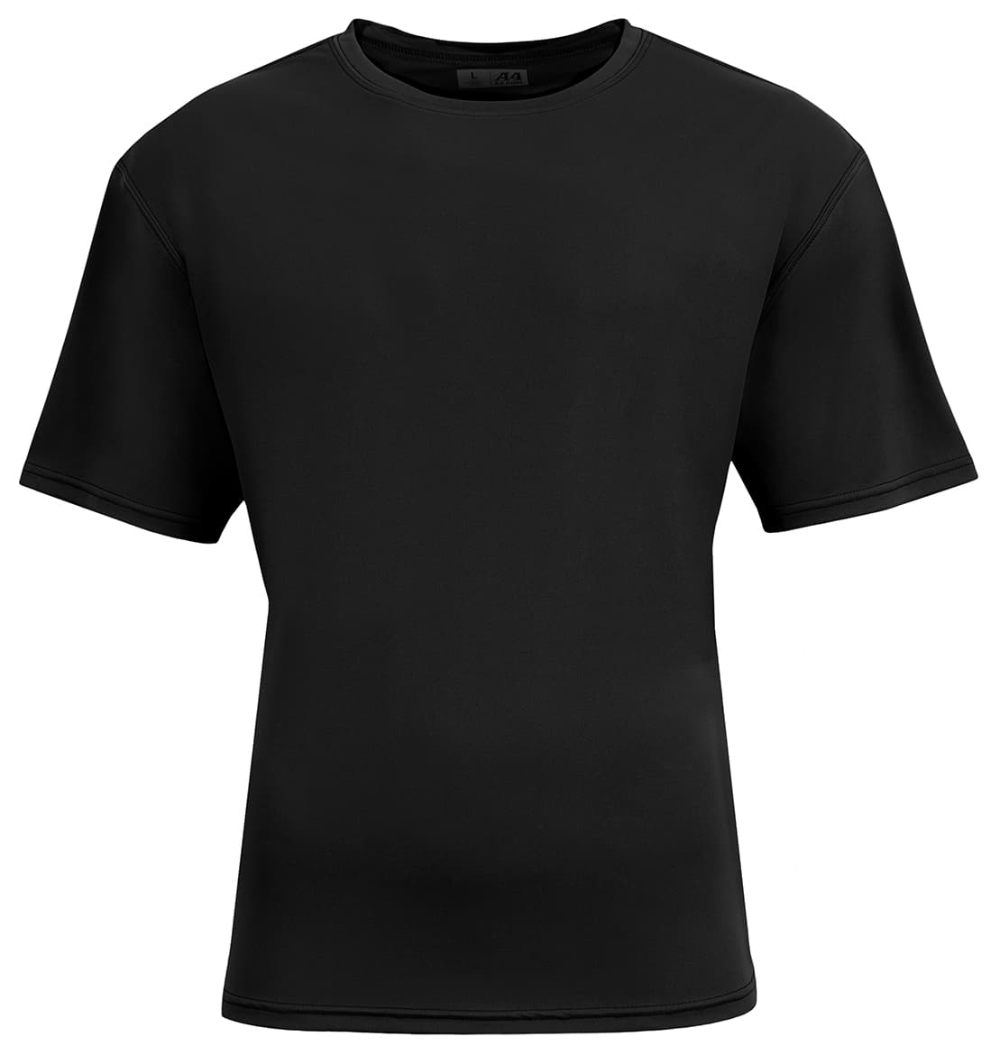 A4 AirFlex Short Sleeve Crew - BLACK - front
