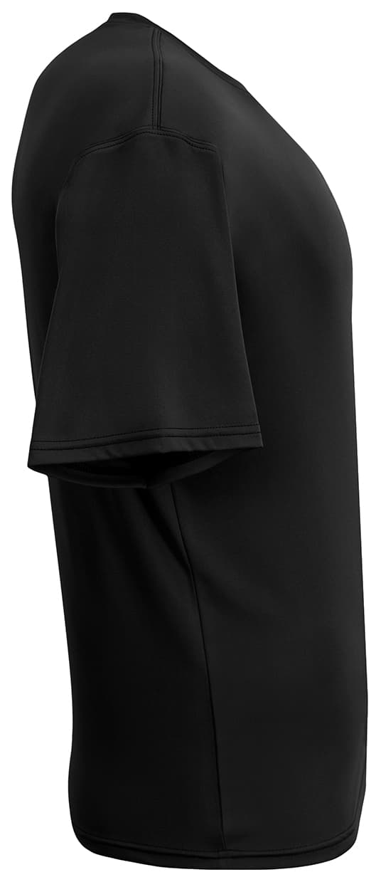 A4 AirFlex Short Sleeve Crew - BLACK - side
