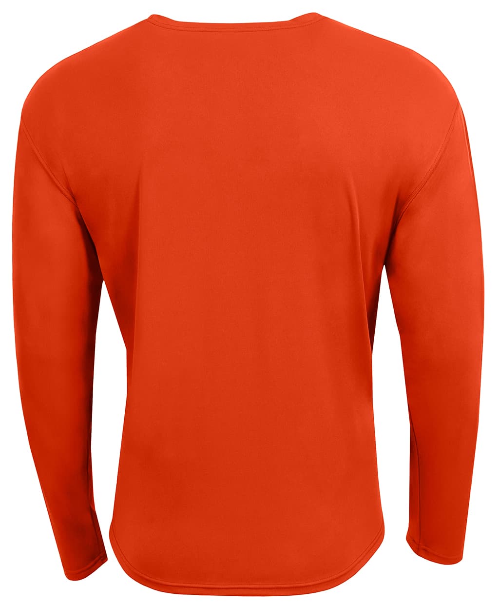A4 AirFlex Long Sleeve Crew - ATHLETIC ORANGE - back