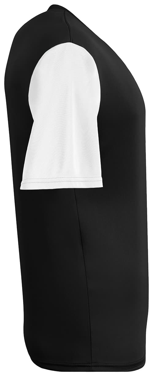 A4 Sprint Color Block V-Neck - BLACK/WHITE - side