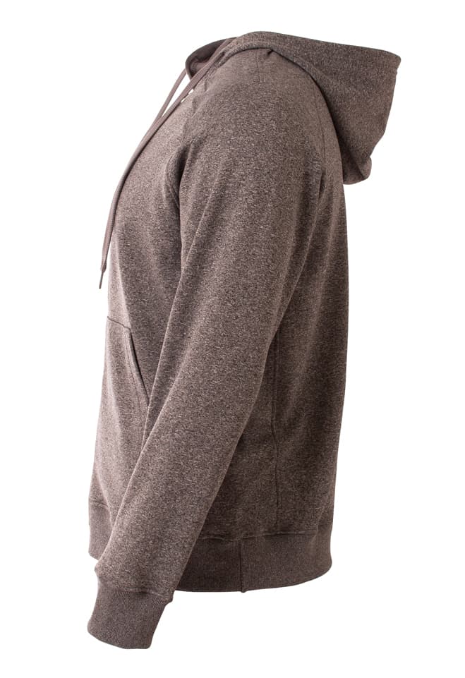 A4 Agility Long Sleeve Tech Fleece Hoodi - CHARCOAL - side