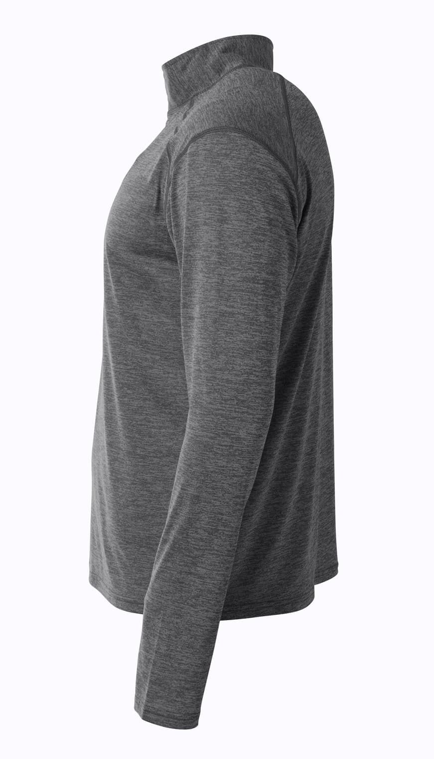 A4 Inspire Quarter Zip - CHARCOAL - side