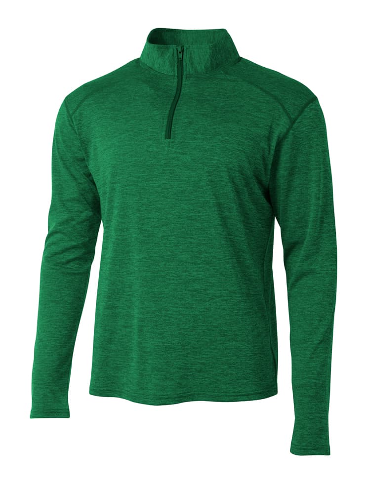 A4 Inspire Quarter Zip - KELLY - front