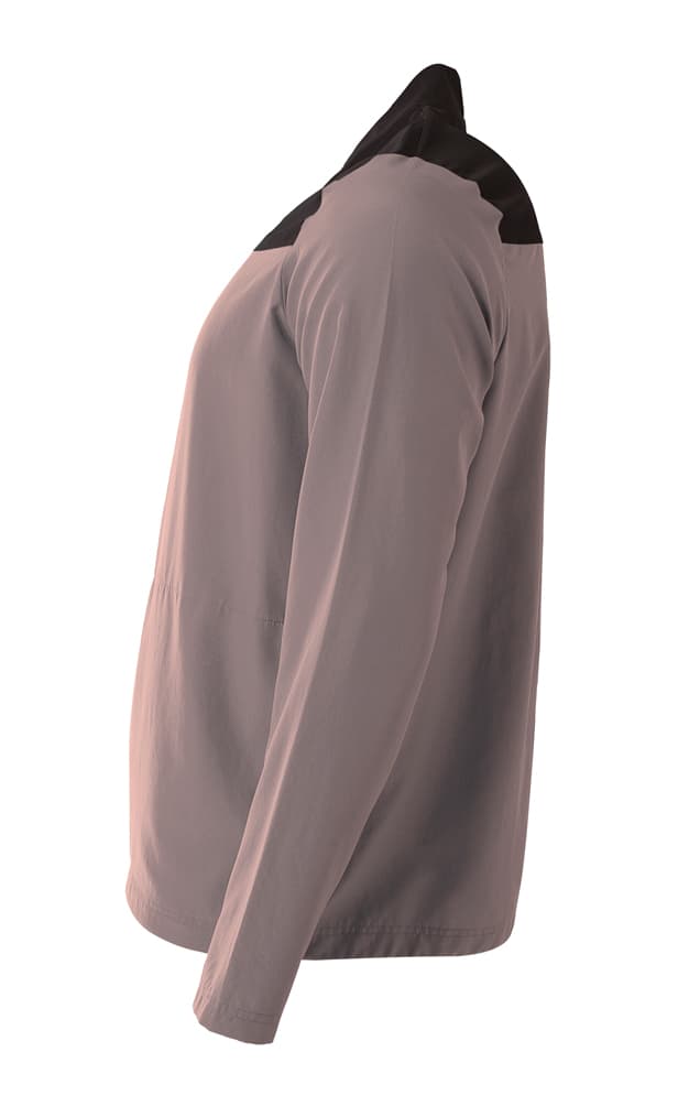 A4 Element Quarter Zip Jacket - GRAPHITE/BLACK - side