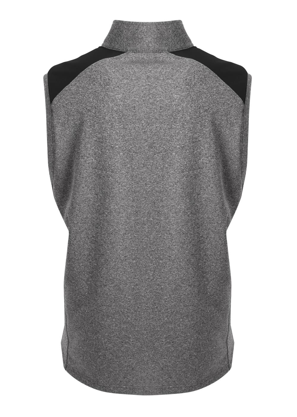 A4 Tourney Sleeveless Fleece - HEATHER/BLACK - back