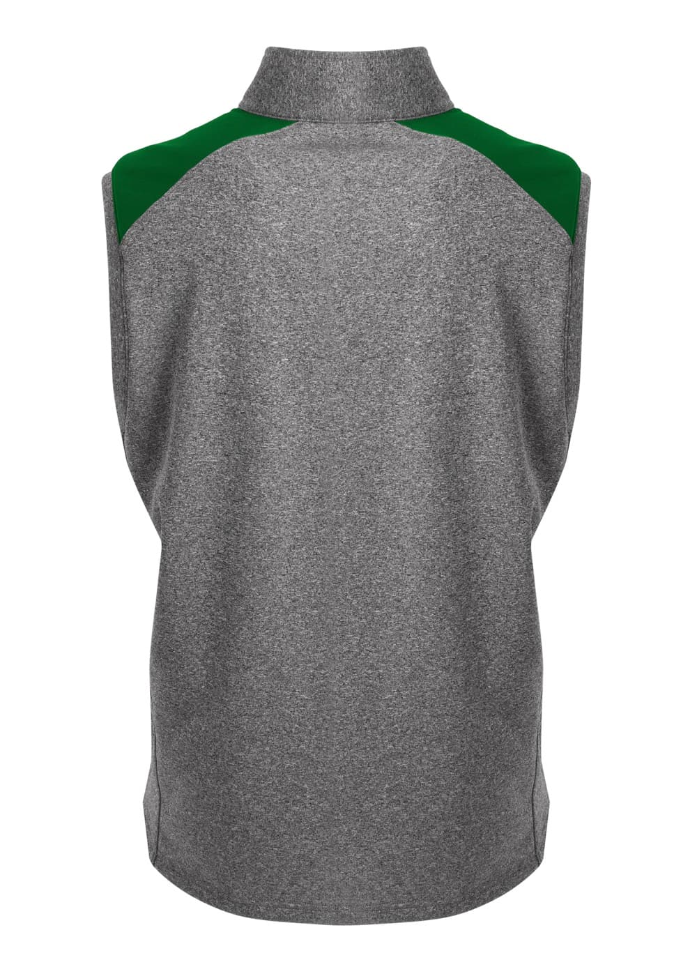 A4 Tourney Sleeveless Fleece - HEATHER/FOREST - back