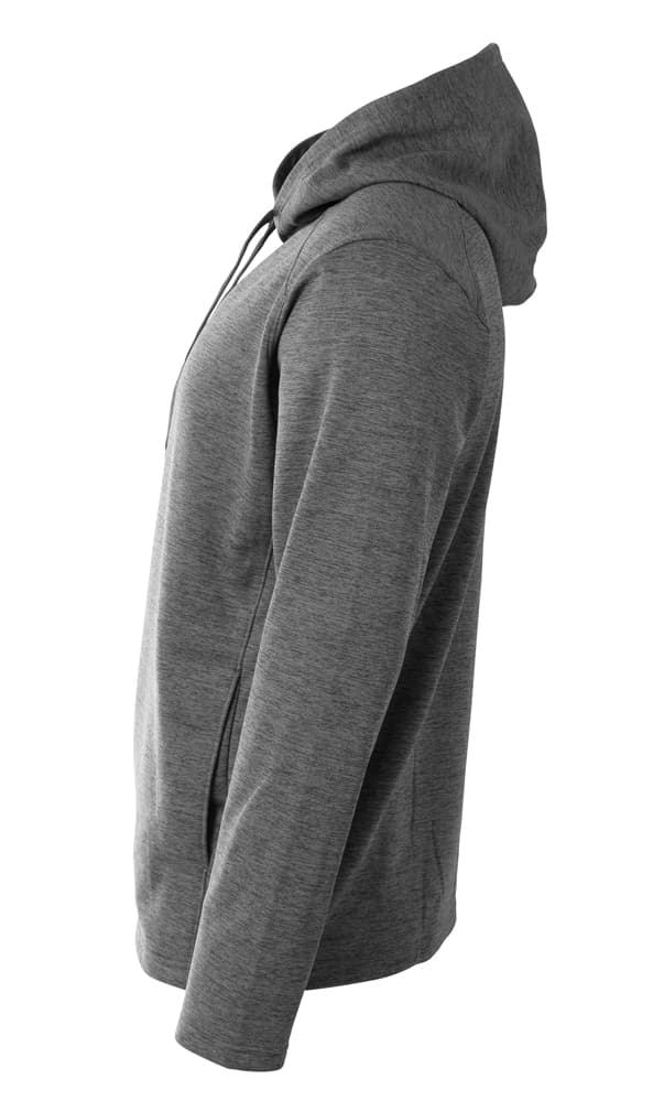 A4 Inspire Fleece Hoodie - CHARCOAL - side