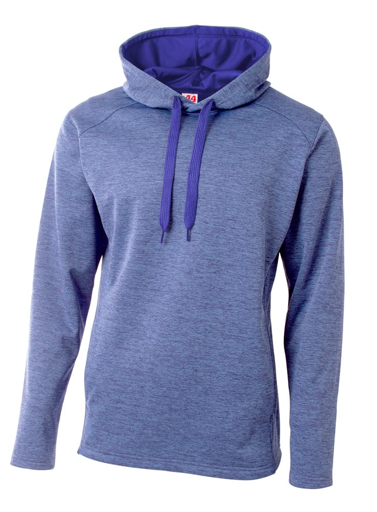 A4 Inspire Fleece Hoodie - LTBLUE - front