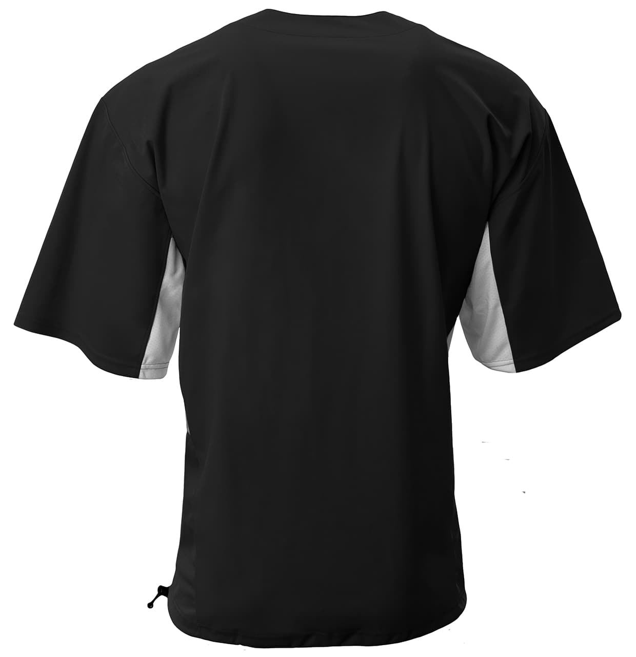 A4 Pro DNA Batting Jacket - BLACK/WHITE - back