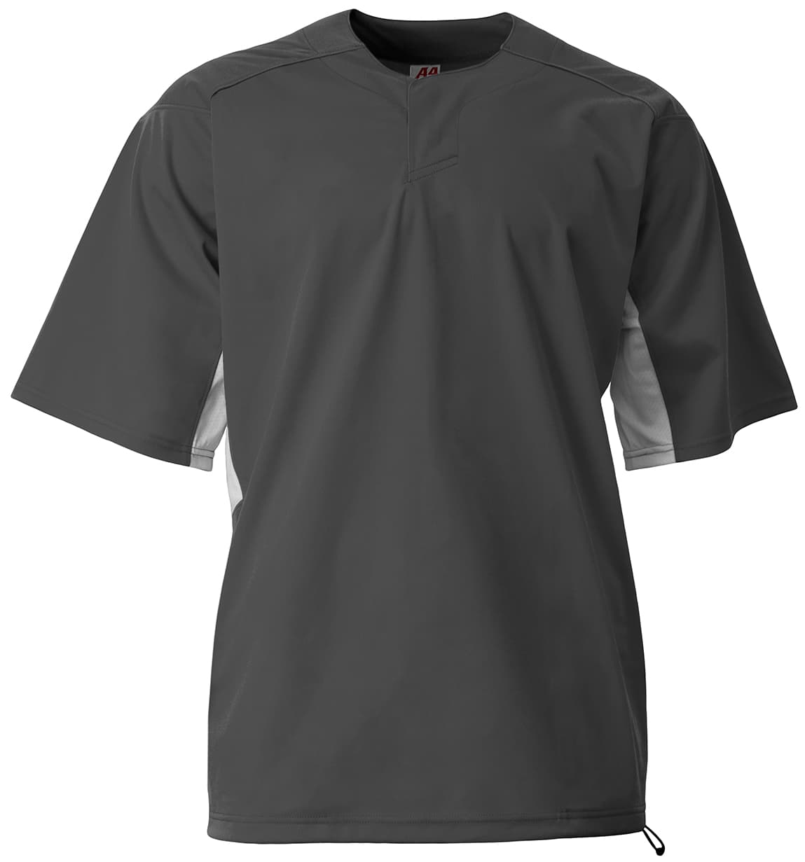 A4 Pro DNA Batting Jacket - GRAPHITE/WHITE - front