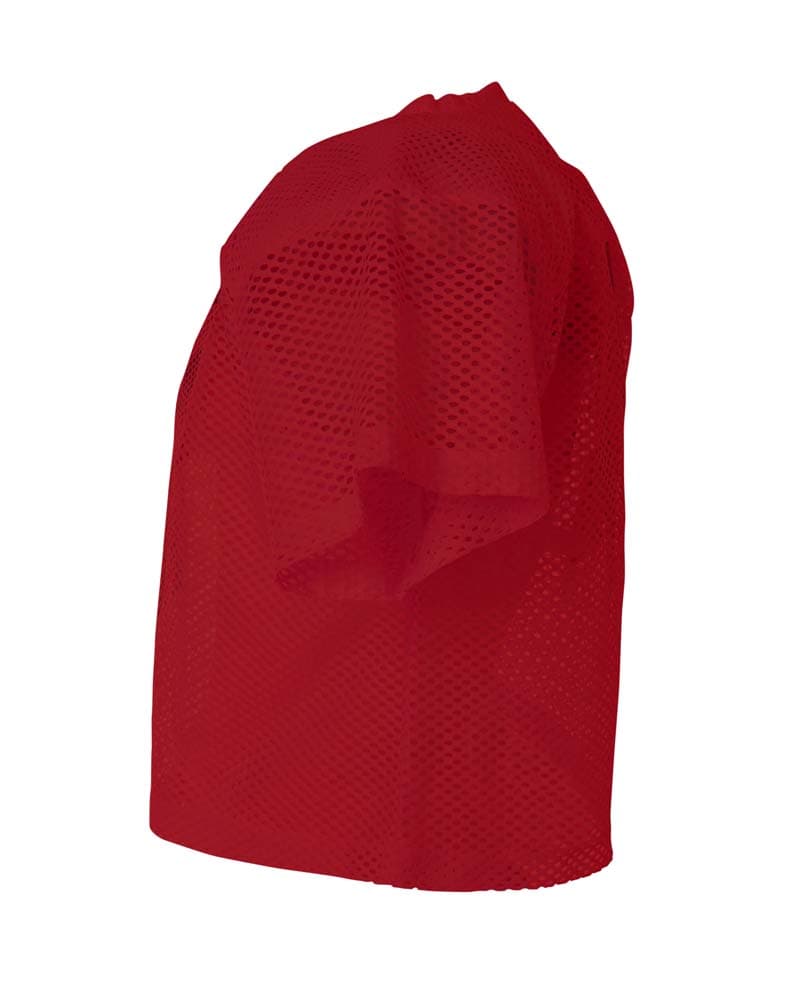 A4 Large Porthole Practice Jersey - CARDINAL - side