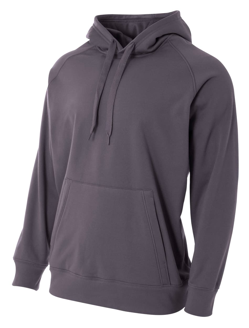 A4 Tech Fleece Hoodie - GRAPHITE - front