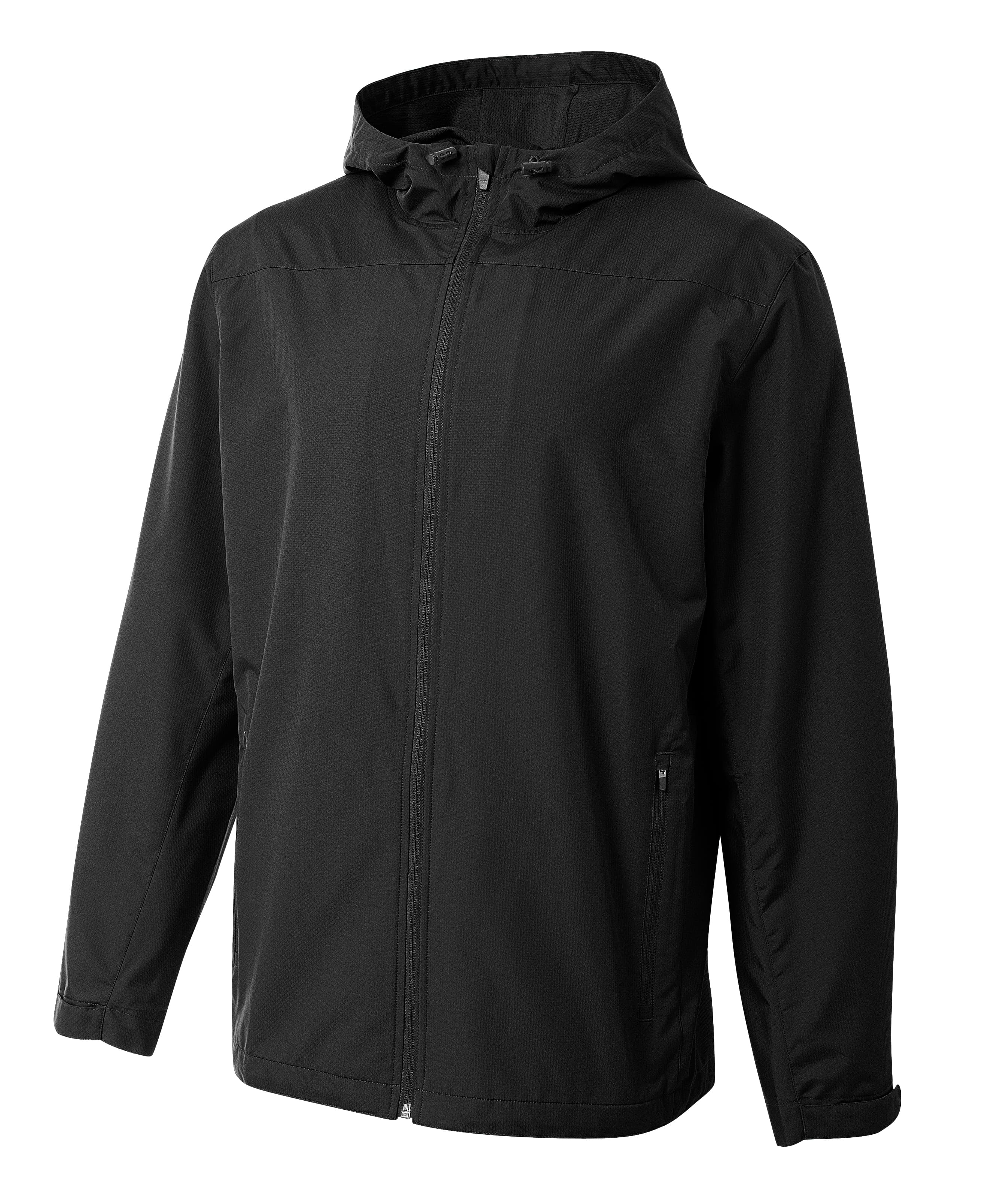 A4 Full Zip Force Windbreaker Jacket - BLACK - front