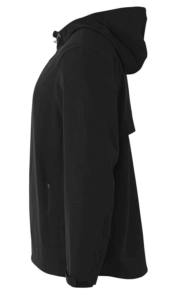 A4 Full Zip Force Windbreaker Jacket - BLACK - side