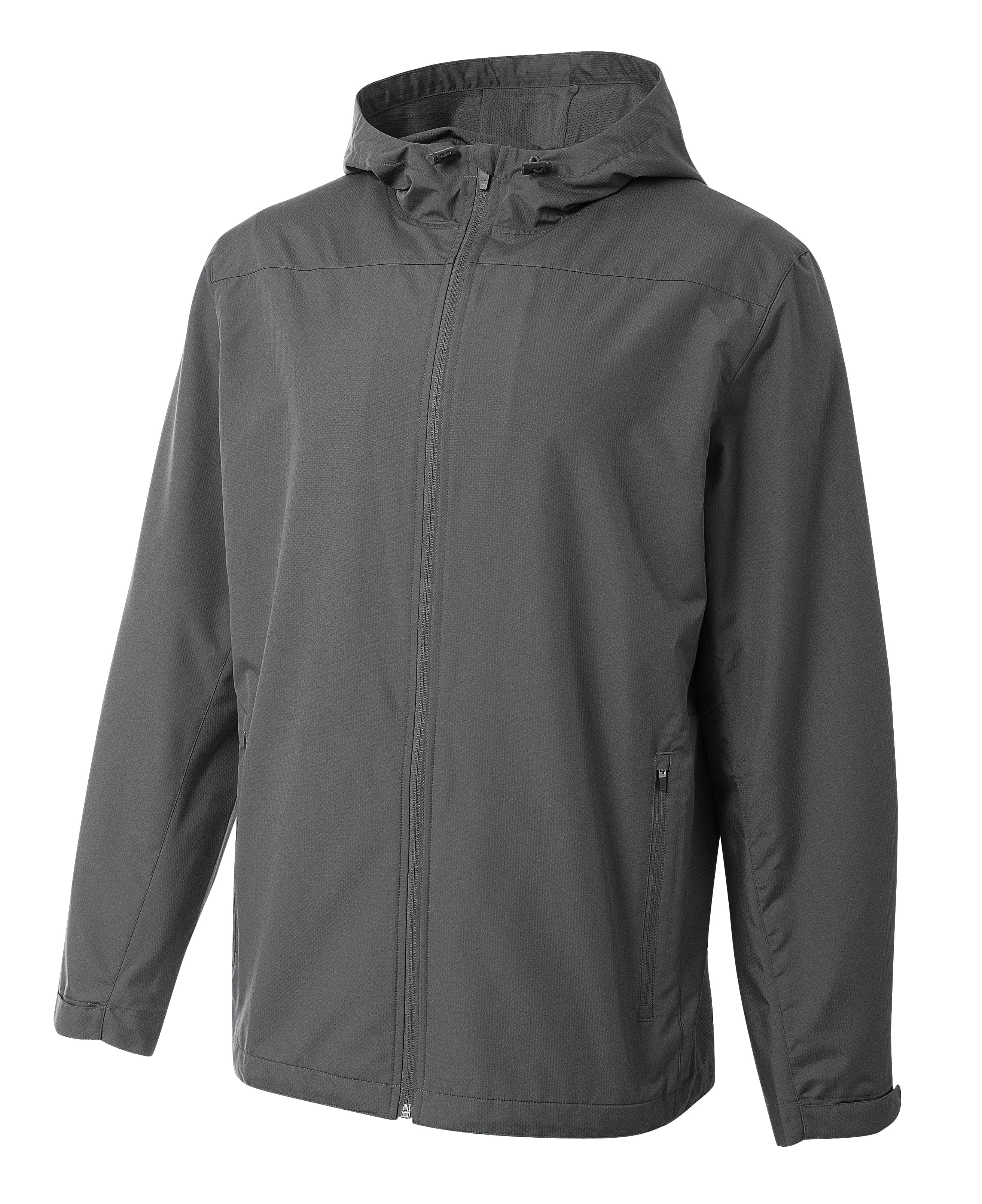 A4 Full Zip Force Windbreaker Jacket - GRAPHITE - front