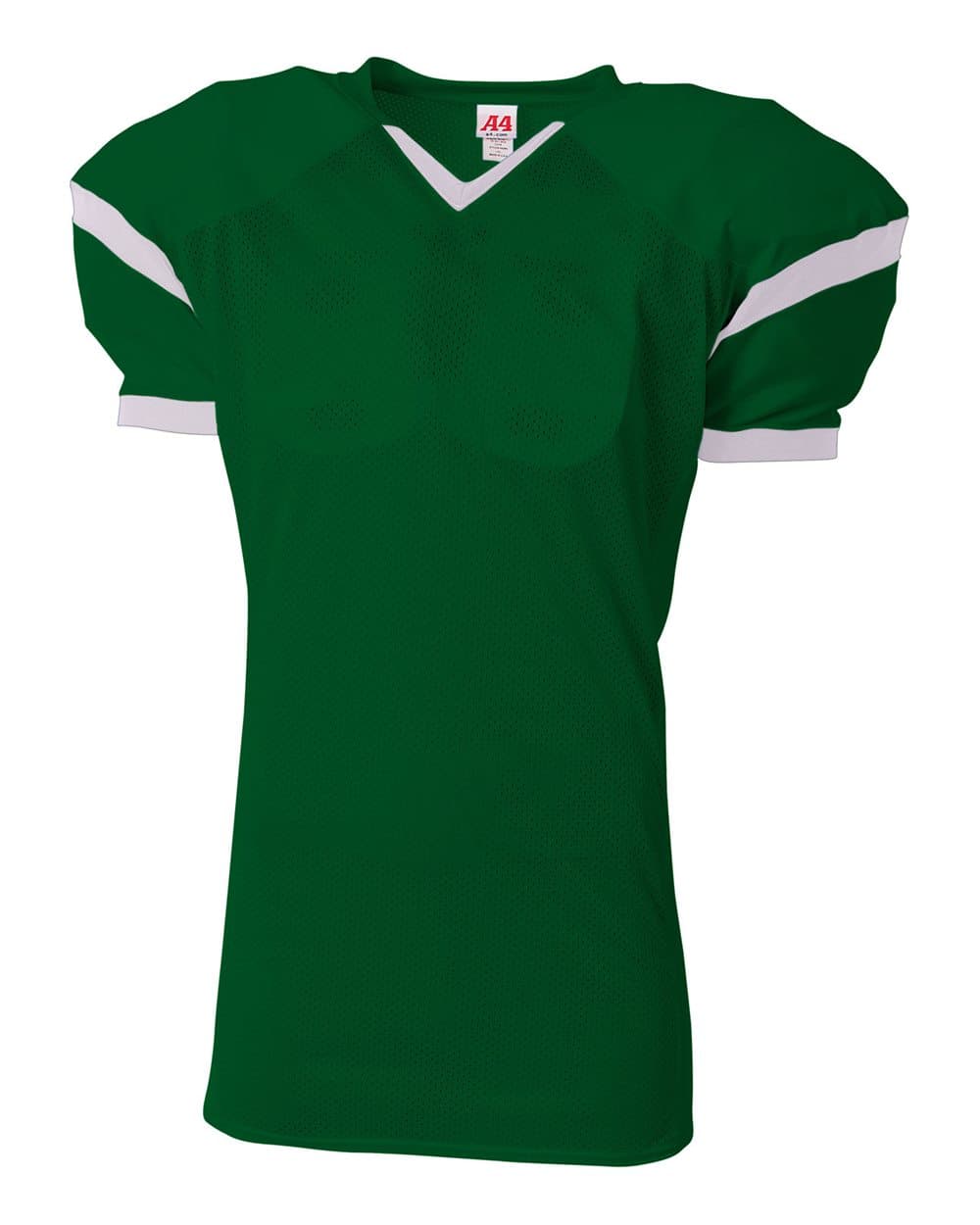 A4 Rollout Football Jersey - FOREST/WHITE - front