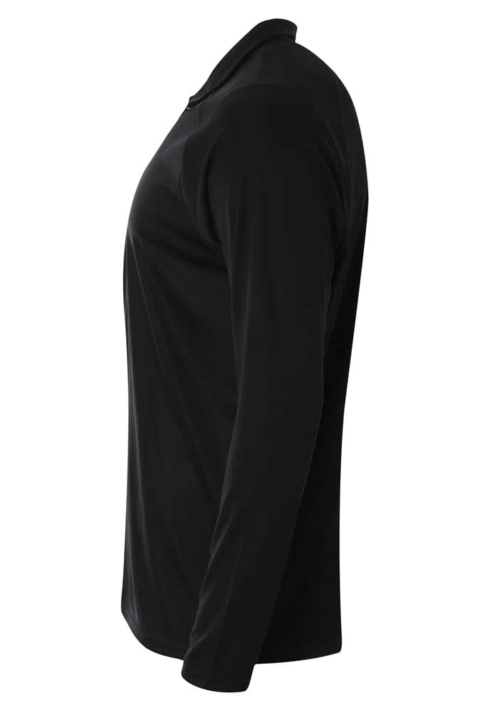 A4 Daily 1/4 Zip - BLACK - side