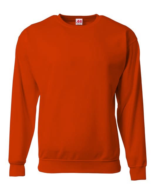 A4 Sprint Fleece Sweatshirt - ATHLETIC ORANGE - front