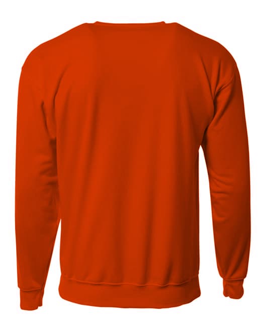 A4 Sprint Fleece Sweatshirt - ATHLETIC ORANGE - back