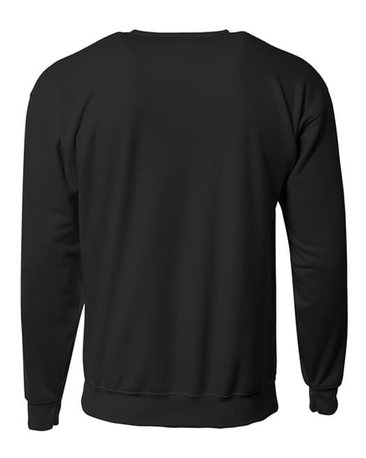A4 Sprint Fleece Sweatshirt - BLACK - back