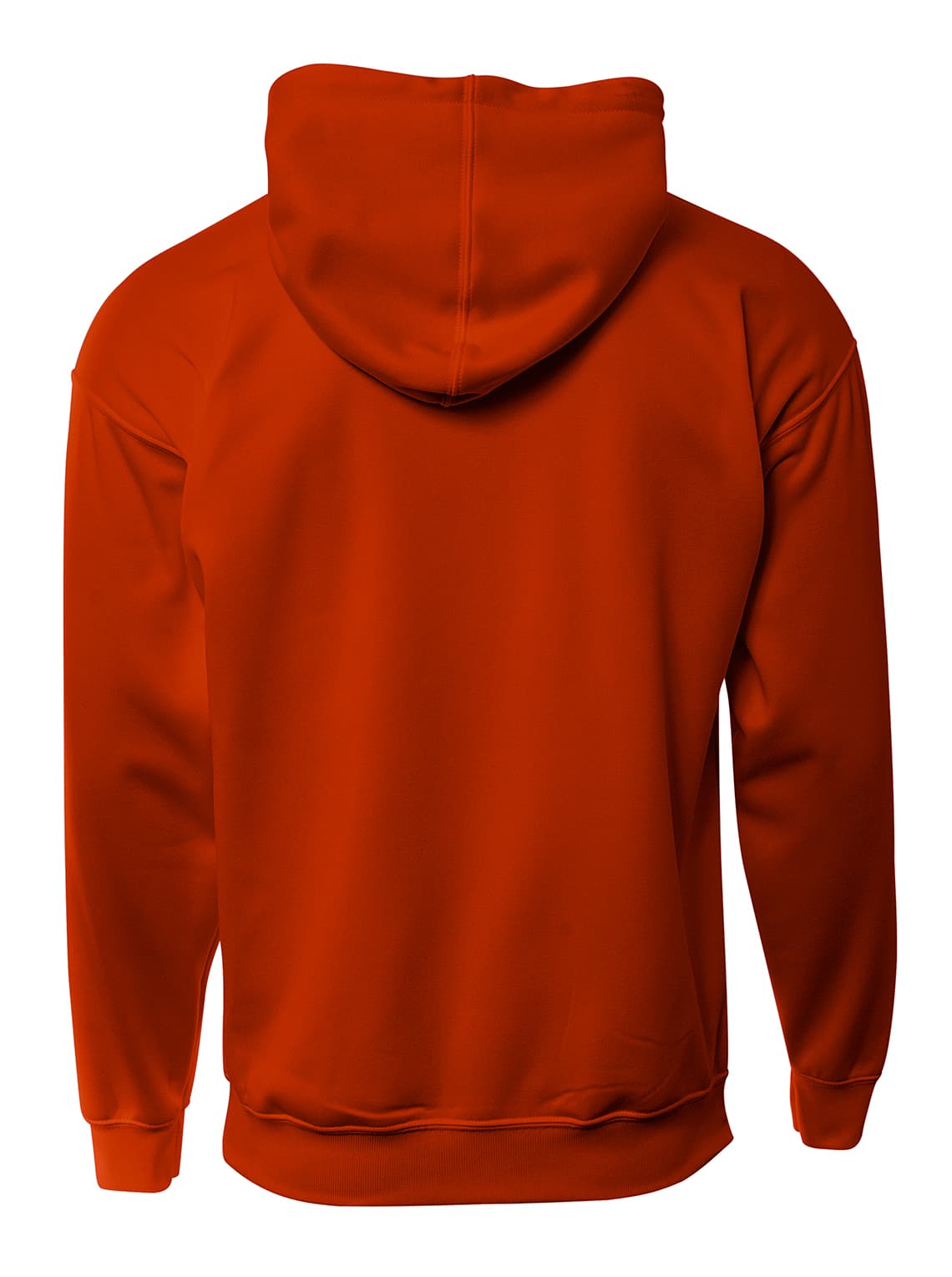 A4 Sprint Fleece Hoodie - ATHLETIC ORANGE - back