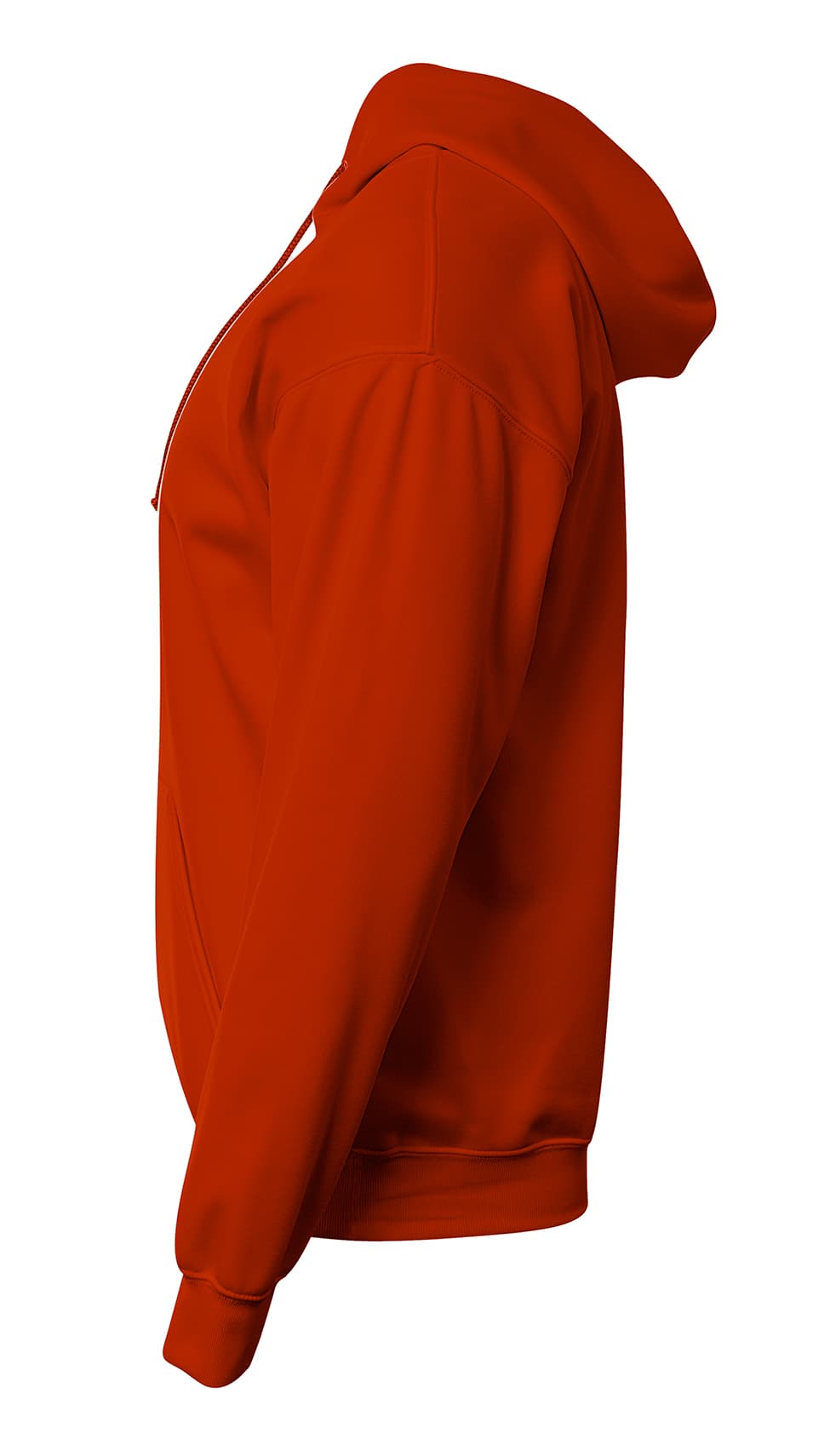 A4 Sprint Fleece Hoodie - ATHLETIC ORANGE - side