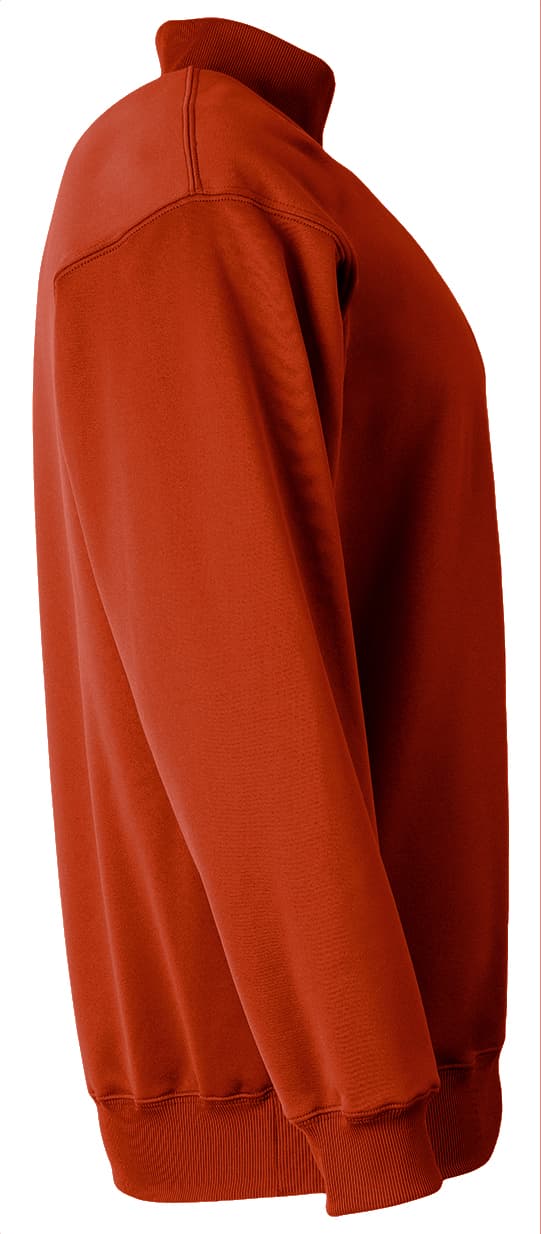 A4 Sprint Fleece Quarter Zip - ATHLETIC ORANGE - side