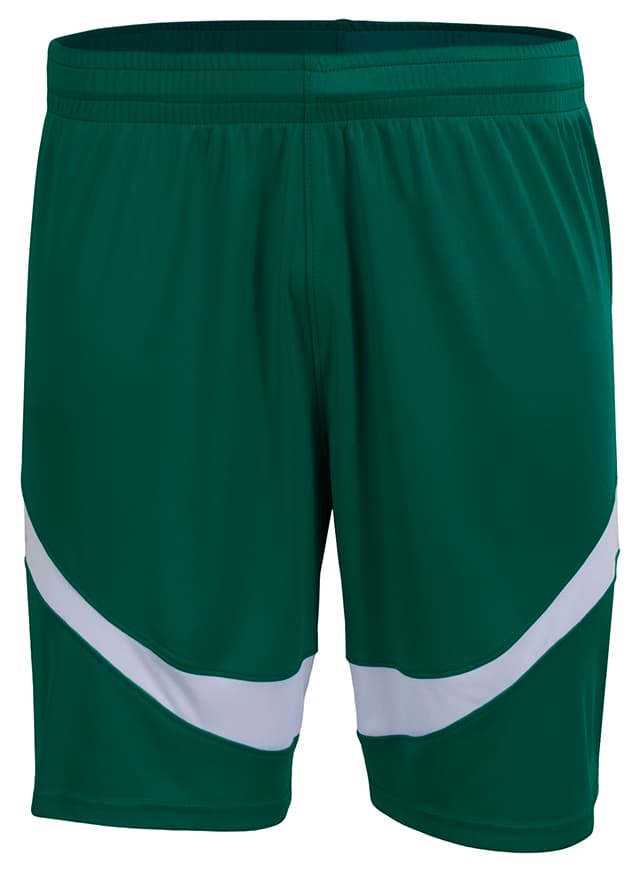 A4 Step Back Basketball Shorts - FOREST/WHITE - front