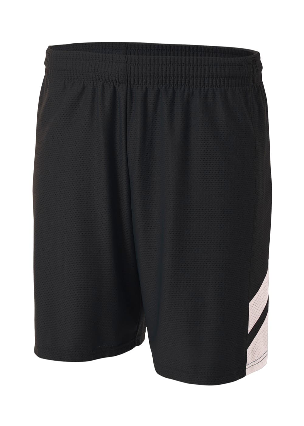 A4 Fast Break Short - BLACK/WHITE - front