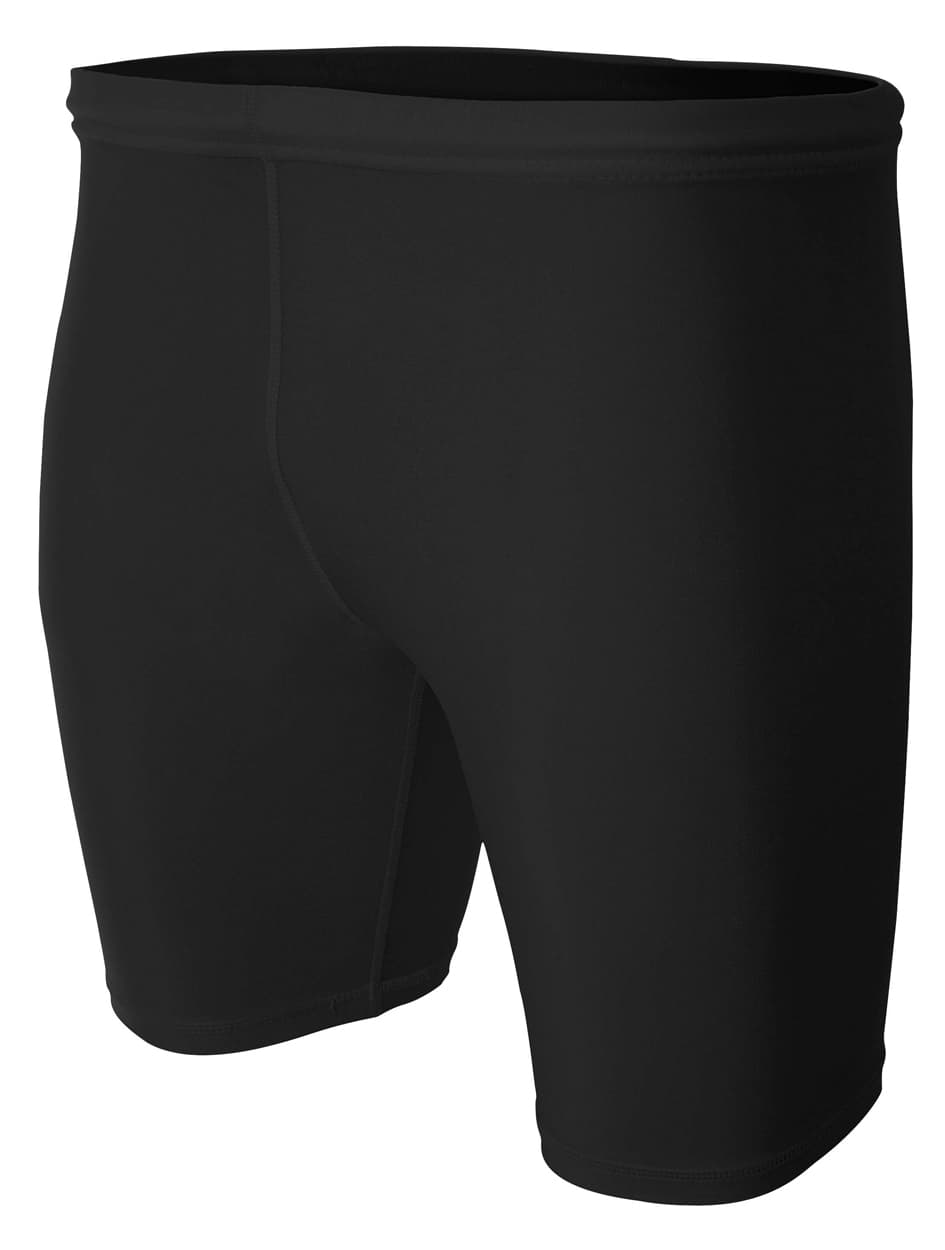 A4 Compression Short - BLACK - front