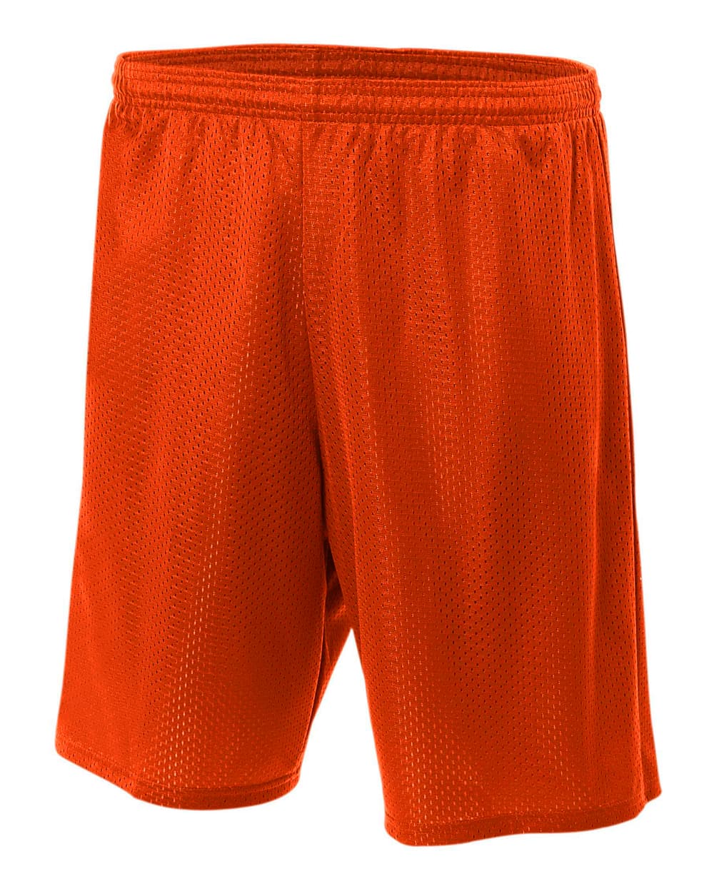 A4 Lined Tricot Mesh Shorts - ATHLETIC ORANGE - front