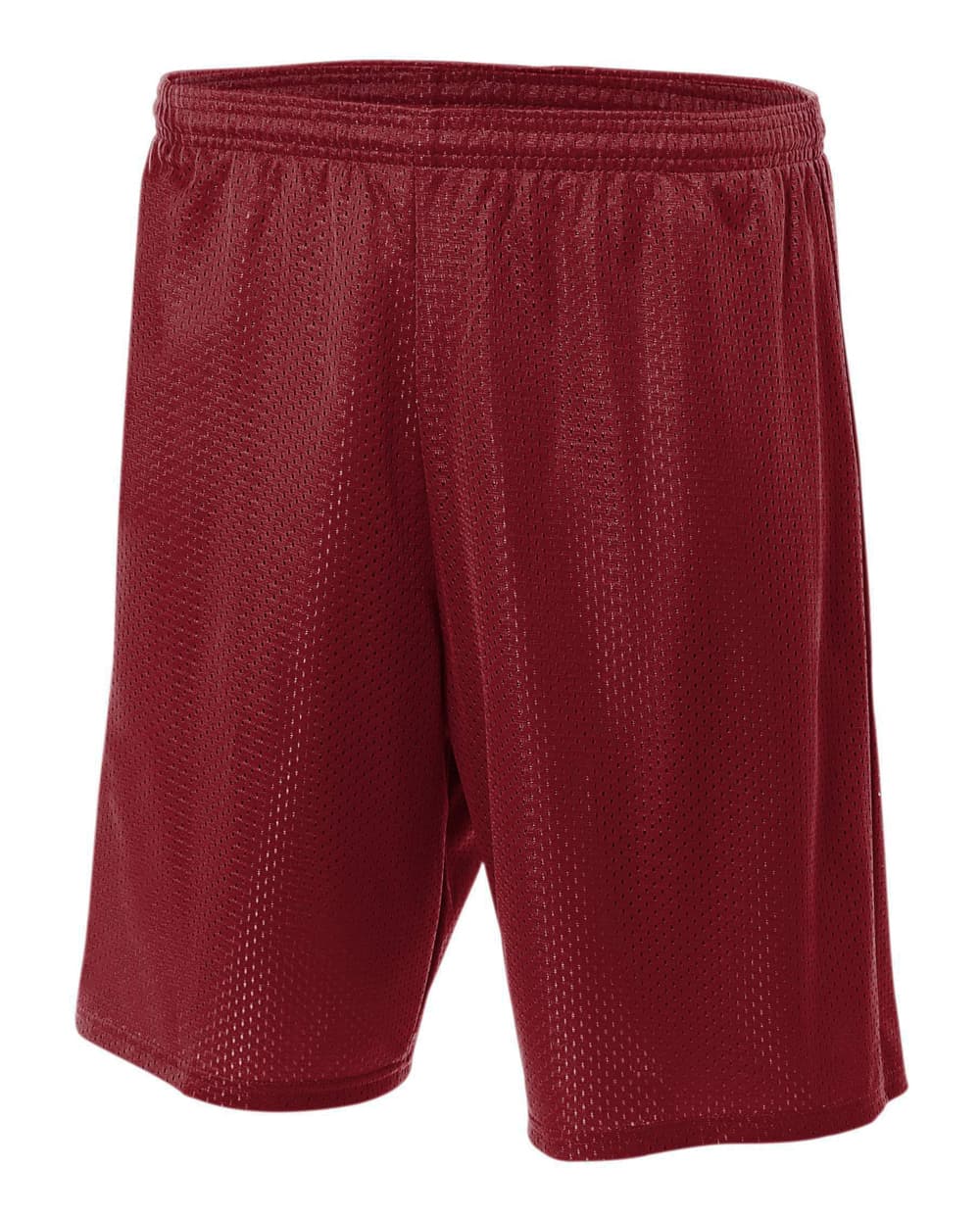 A4 Lined Tricot Mesh Shorts - CARDINAL - front