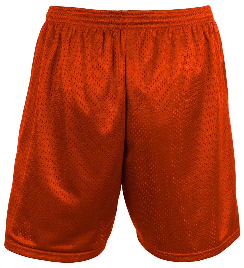 A4 Sprint 5" Lined Tricot Mesh Shorts - ATHLETIC ORANGE - back