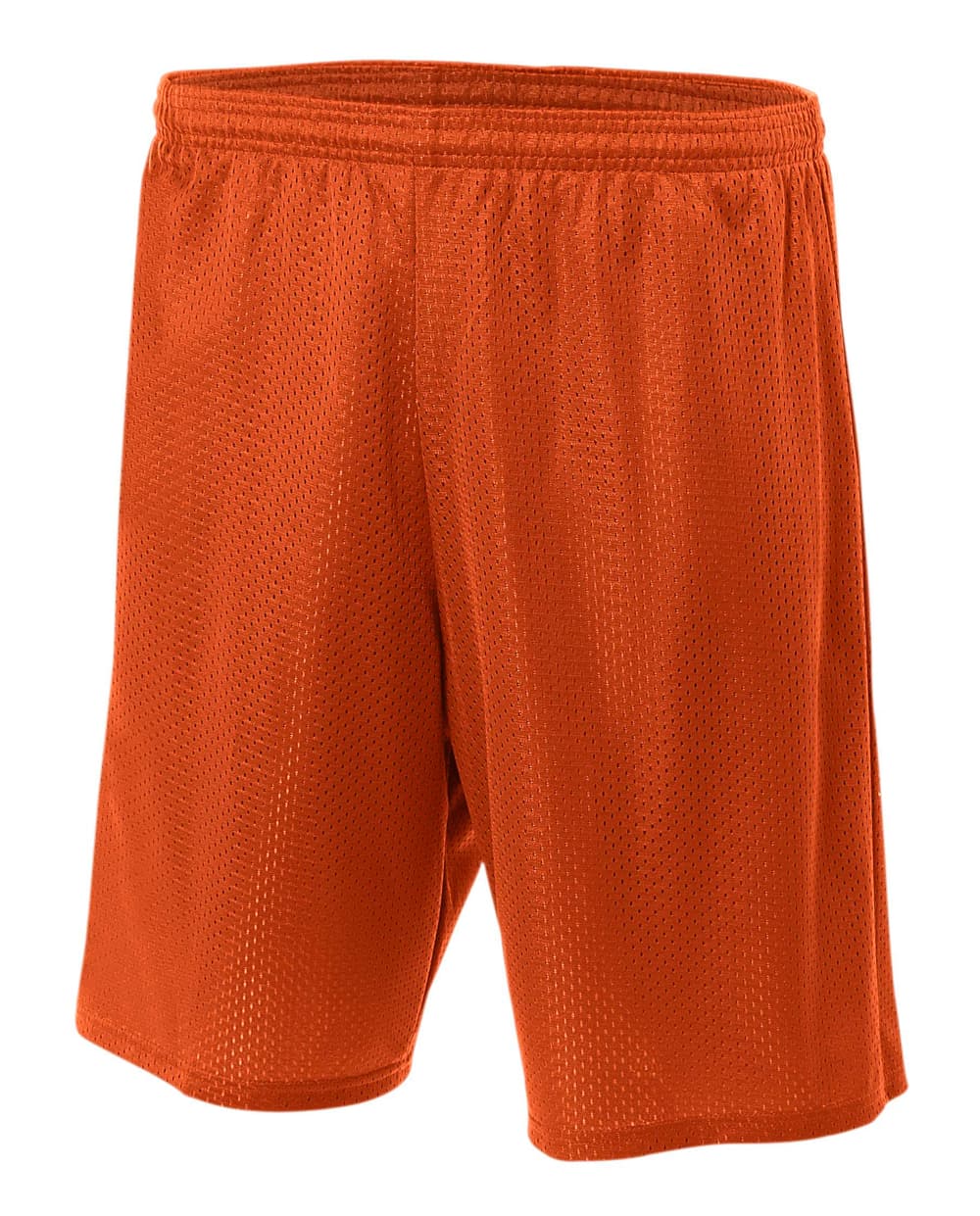 A4 Lined Tricot Mesh Shorts - ATHLETIC ORANGE - front