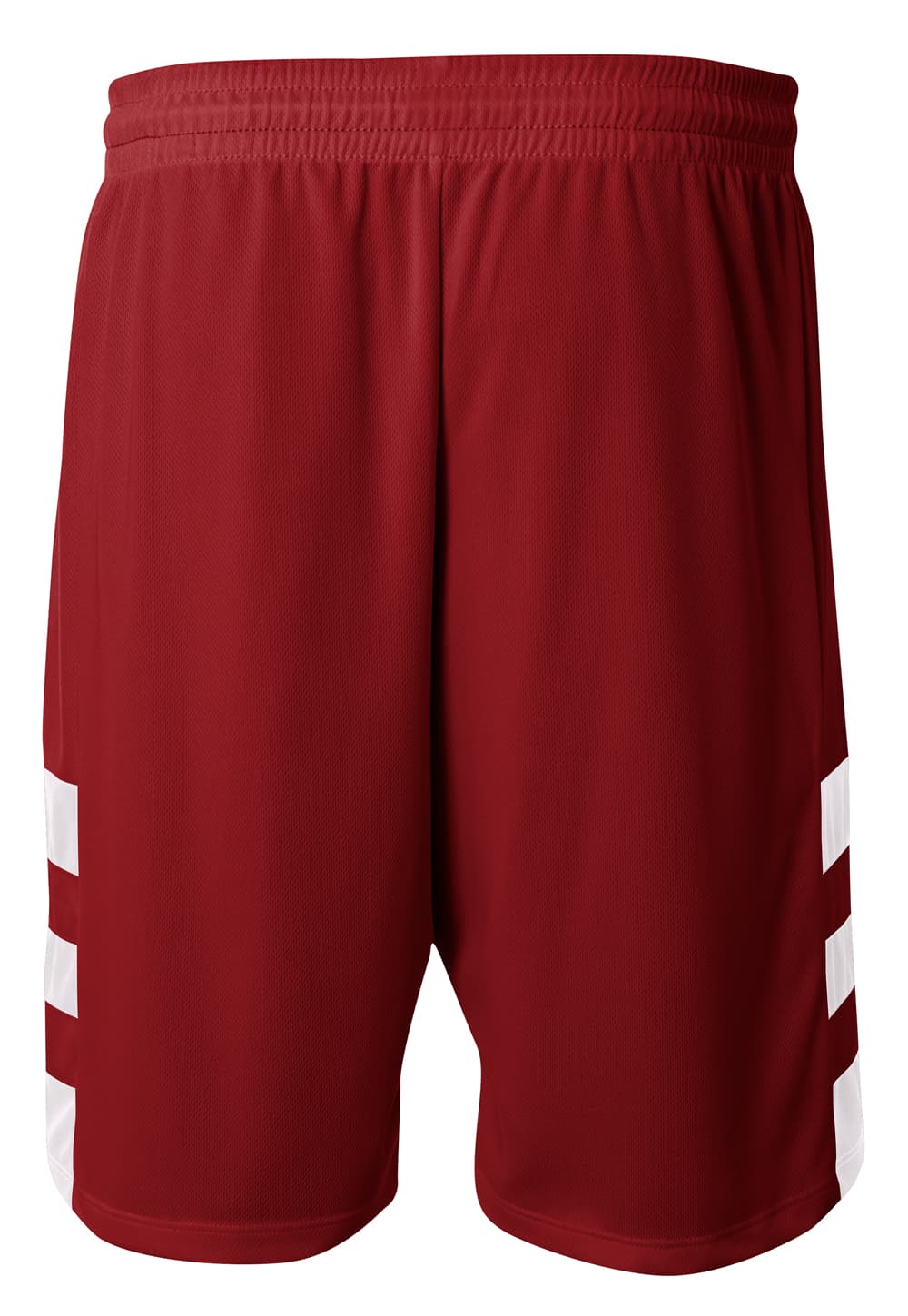 A4 Reversible Speedway Short - CARDINAL/WHITE - back