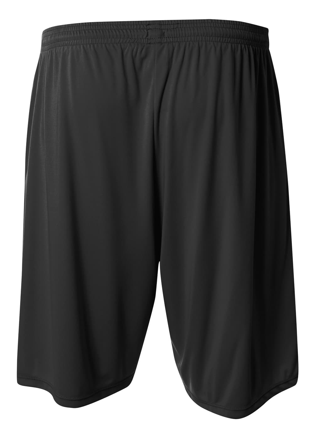 A4 9" Moisture Management Pocketed Short - BLACK - back