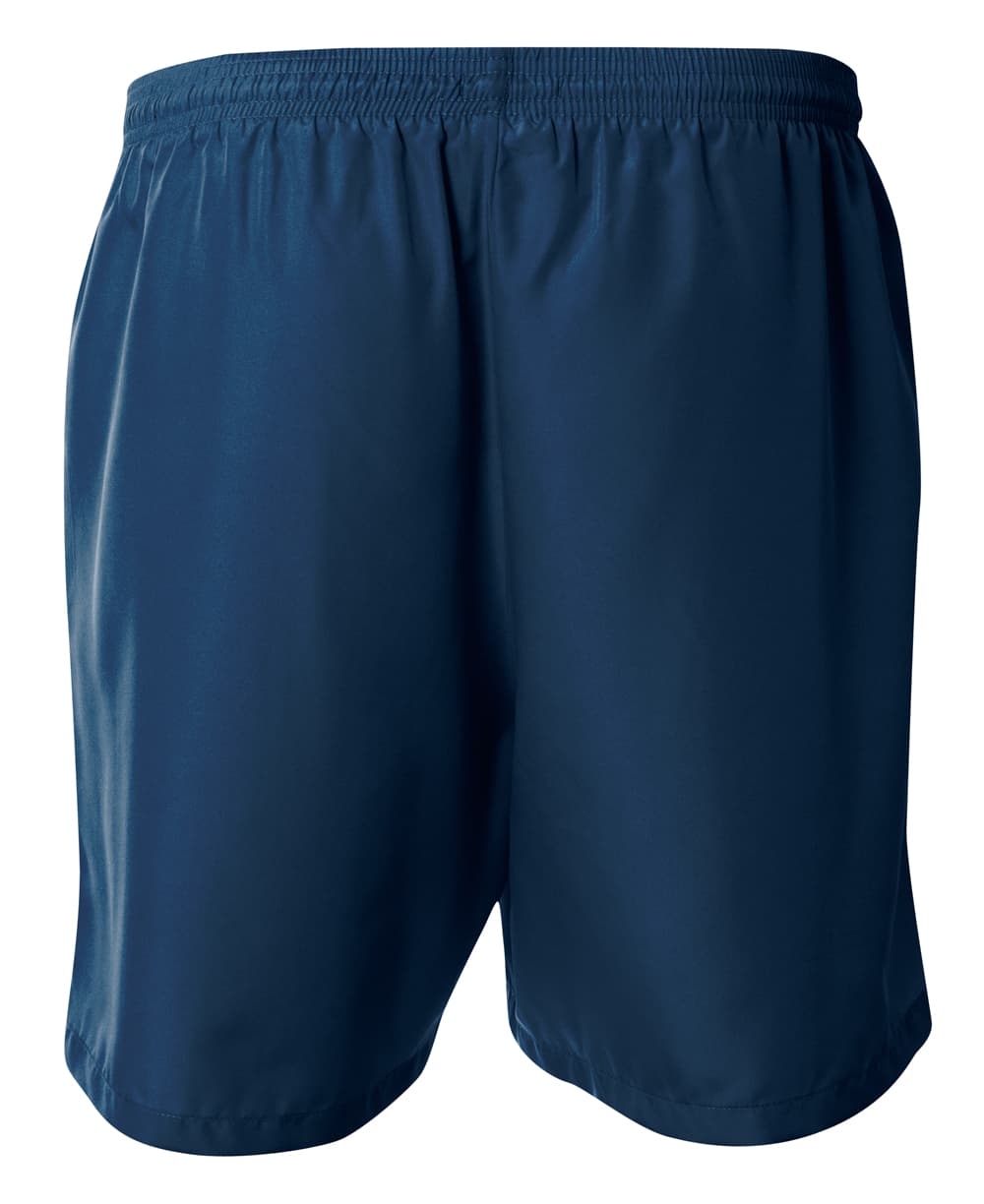 A4 Woven Soccer Short - NAVY - back