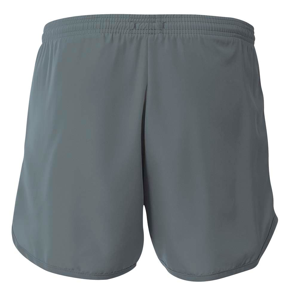 A4 4" Basic Running Short - GRAPHITE - back
