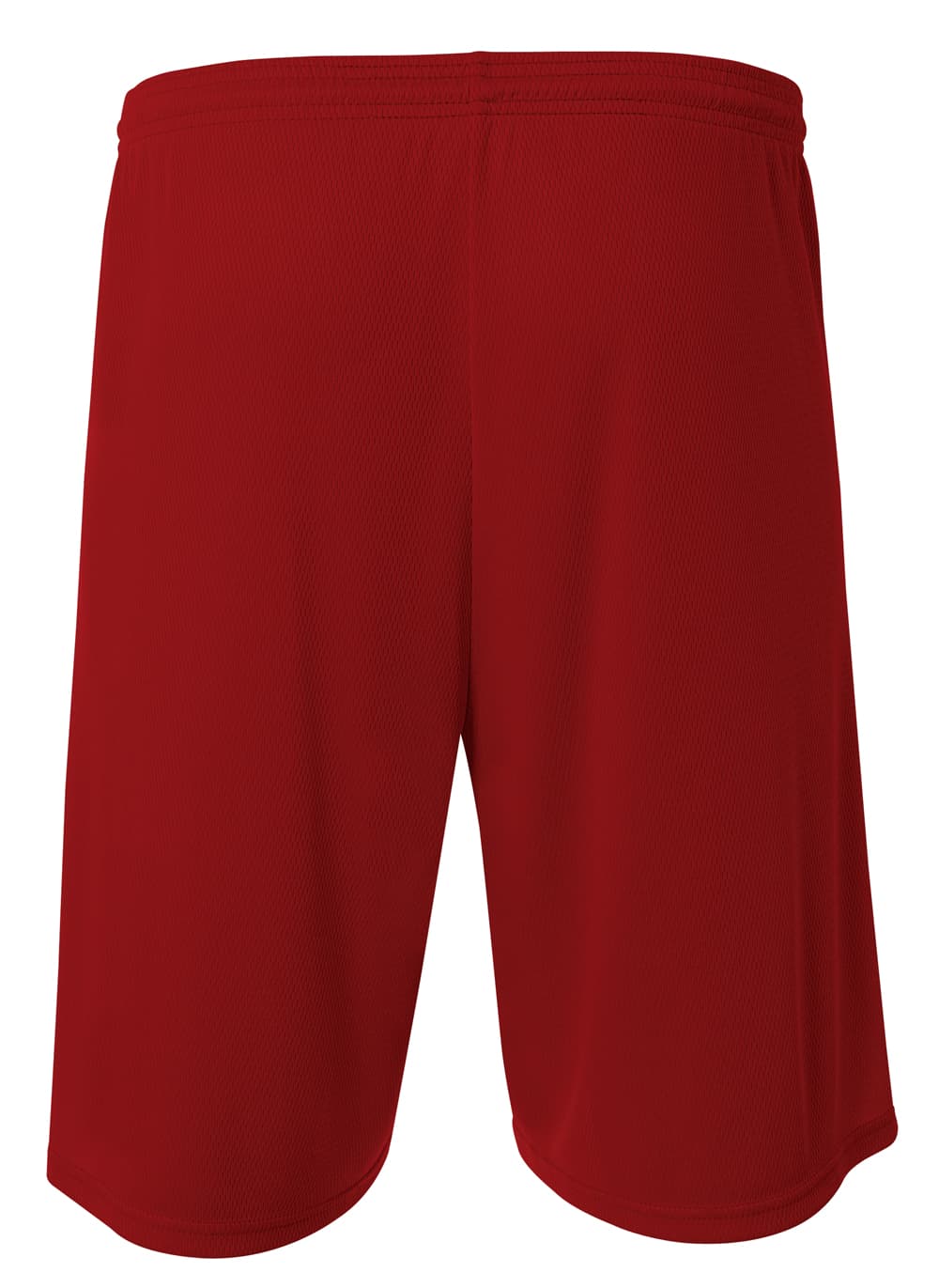 A4 Power Mesh Practice Short - CARDINAL NEW - back