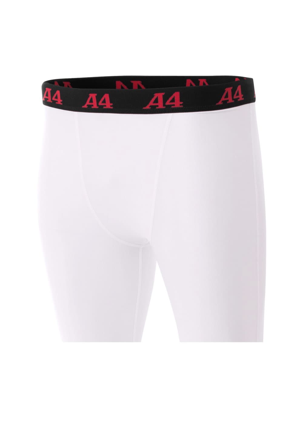 A4 Compression Short - WHITE - front