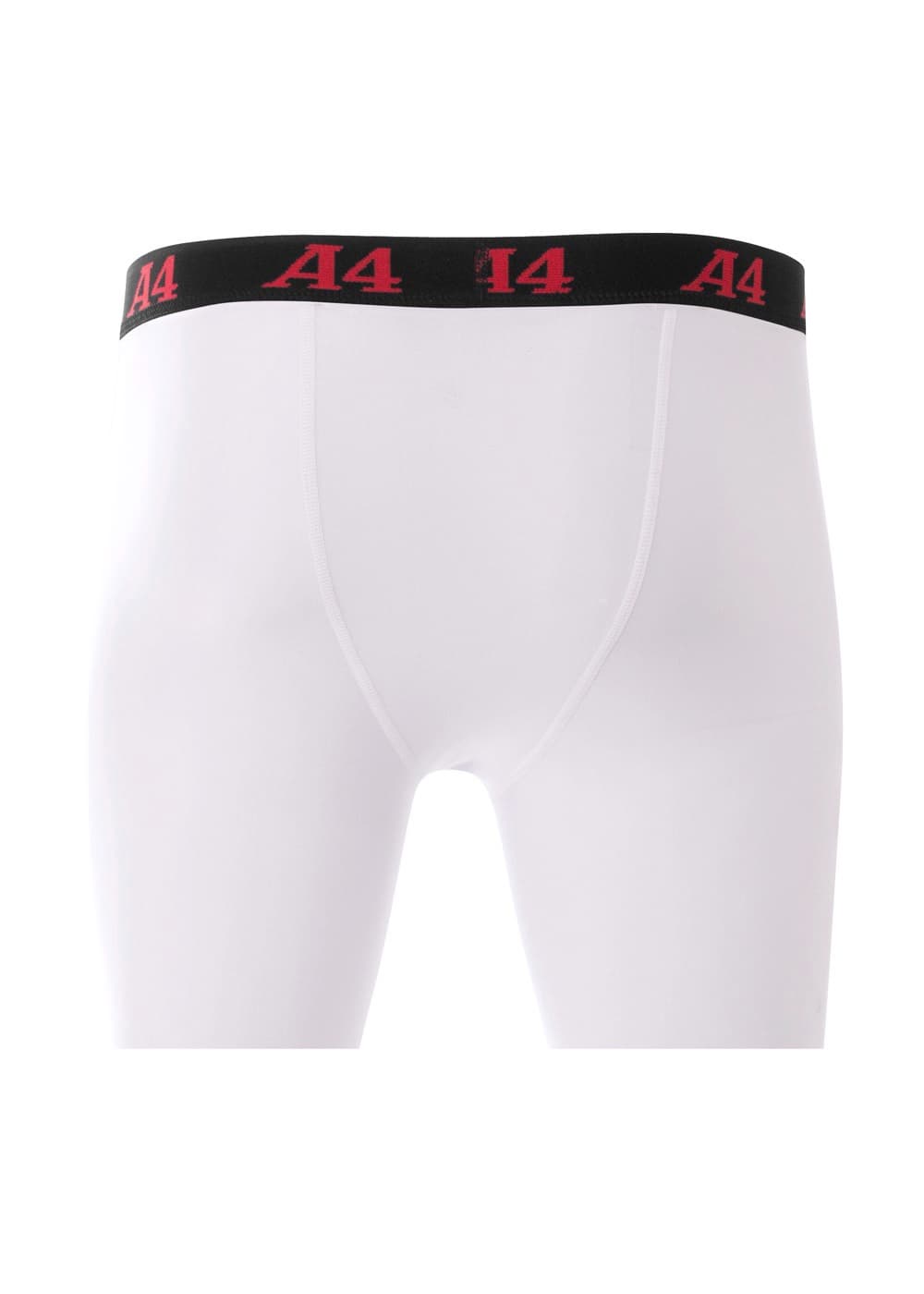 A4 Compression Short - WHITE - back