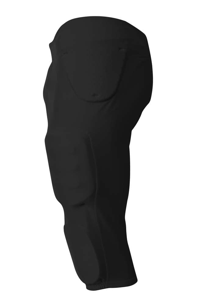 A4 Integrated Zone Football Pant - BLACK - side