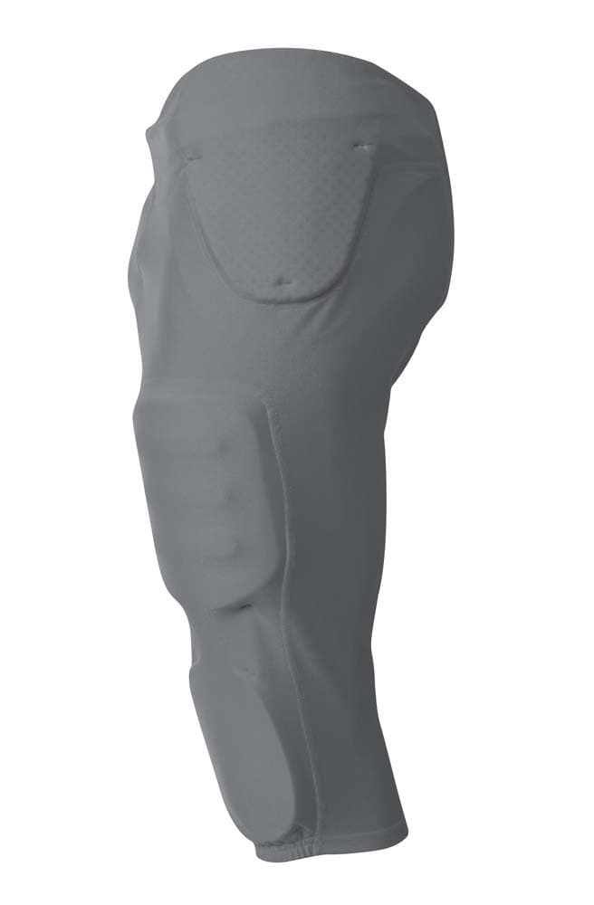 A4 Integrated Zone Football Pant - GRAPHITE - side