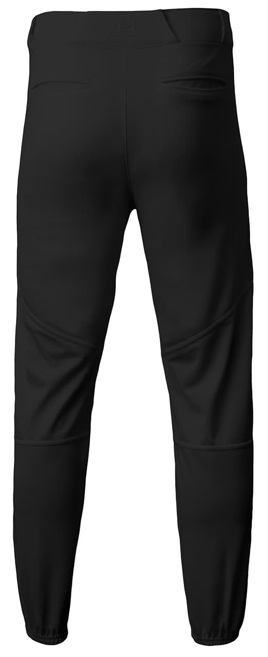 A4 Pro DNA Baseball Closed Bottom Pant - BLACK - back