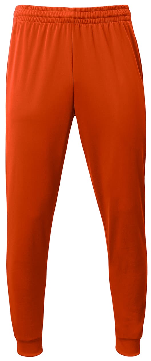 A4 Sprint Fleece Pant - ATHLETIC ORANGE - front