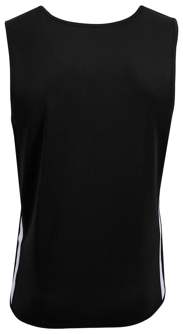 A4 Youth Wave Single-Ply Reversible Jersey - BLACK/WHITE - back